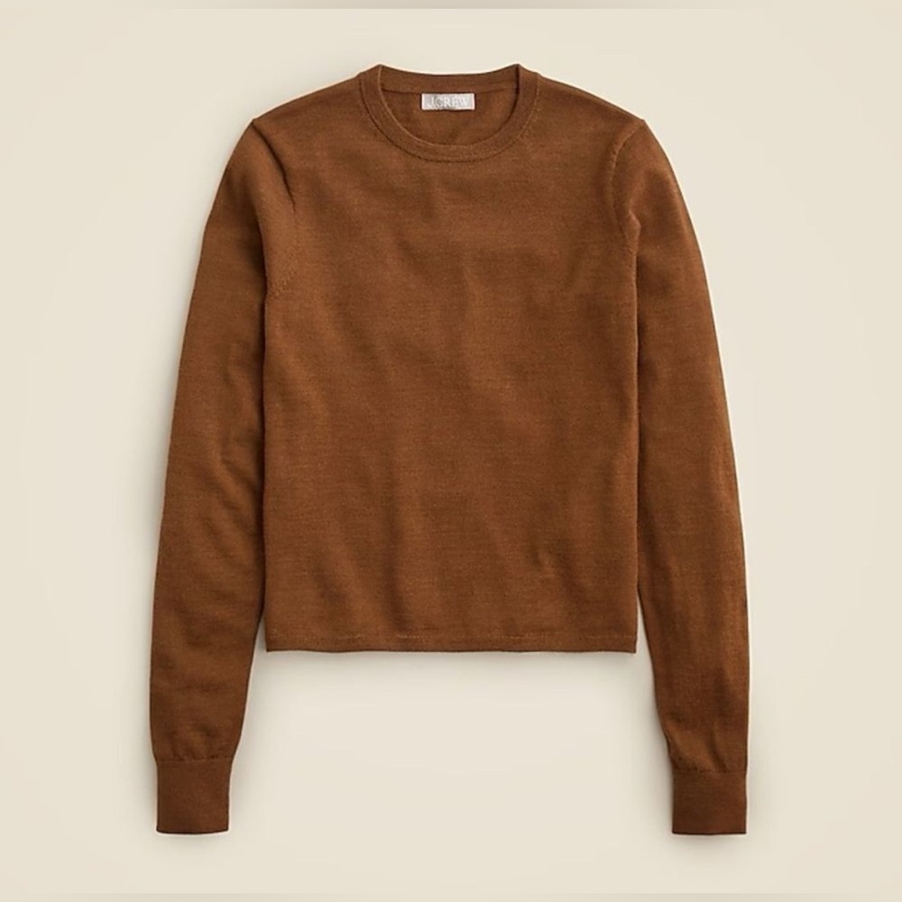 J. Crew Carolyn crewneck sweater in merino wool